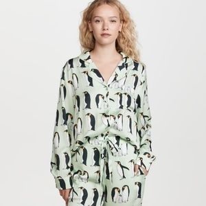 Penguin Parade Long Pyjama Set Sz L